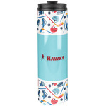 Hockey 2 Stainless Steel Skinny Tumbler - 20 oz (Personalized)