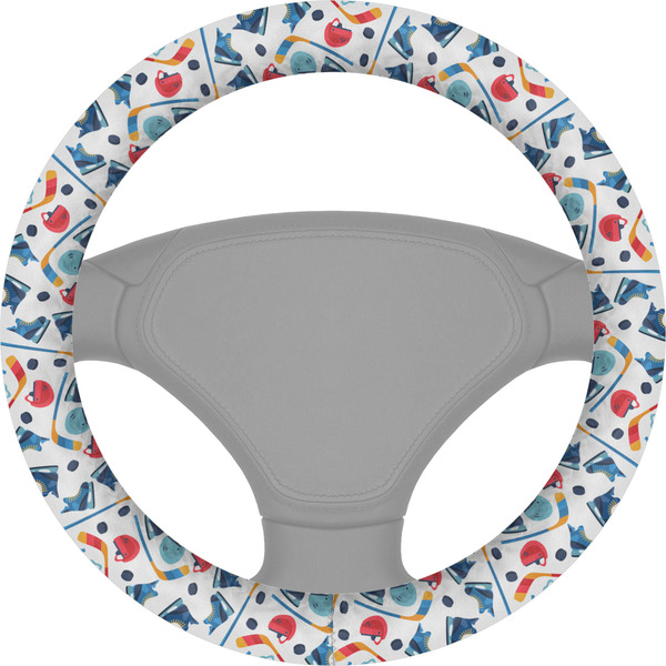 Custom Hockey 2 Steering Wheel Cover