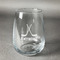 Hockey 2 Stemless Wine Glass - Front/Approval
