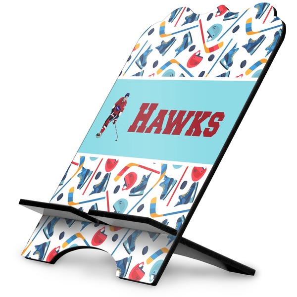 Custom Hockey 2 Stylized Tablet Stand (Personalized)