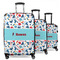 Hockey 2 3 Piece Luggage Set - 20" Carry On, 24" Medium Checked, 28" Large Checked (Personalized)
