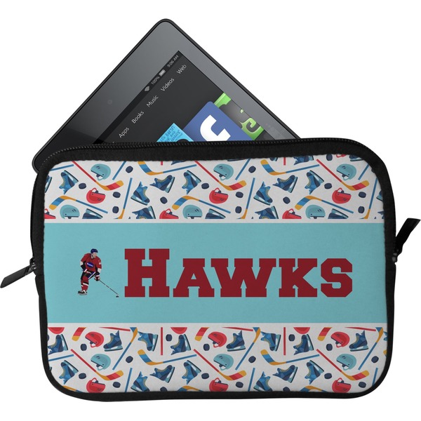 Custom Hockey 2 Tablet Case / Sleeve (Personalized)