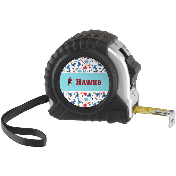 Custom Hockey 2 Tape Measure (25 ft) (Personalized)
