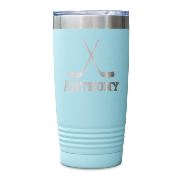 Hockey 2 Teal Polar Camel Tumbler - 20oz - Single Sided - Approval