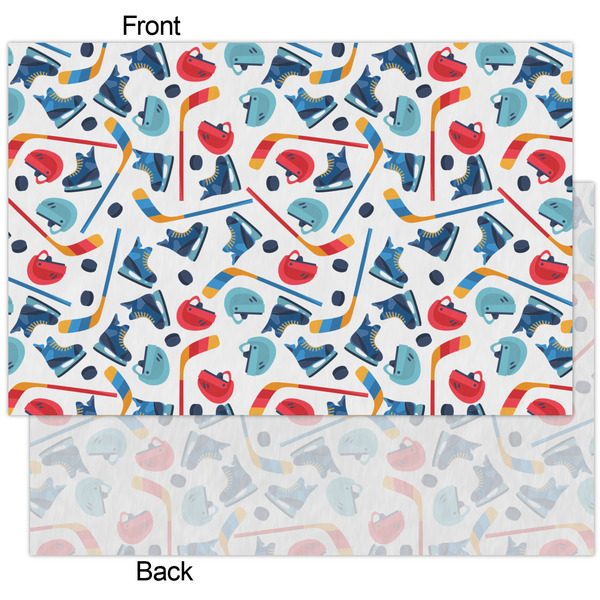 Hockey 2 Tissue Paper - Heavyweight - XL - Front & Back