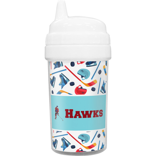 Custom Hockey 2 Sippy Cup (Personalized)
