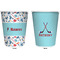 Hockey 2 Trash Can White - Front and Back - Apvl