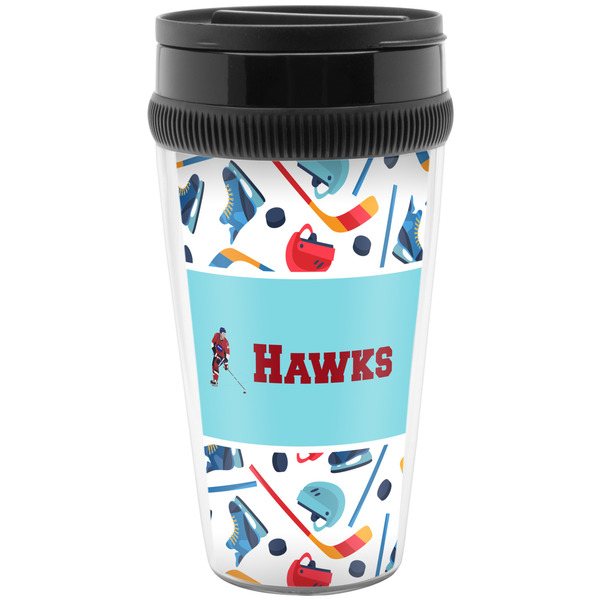 Custom Hockey 2 Acrylic Travel Mug without Handle (Personalized)