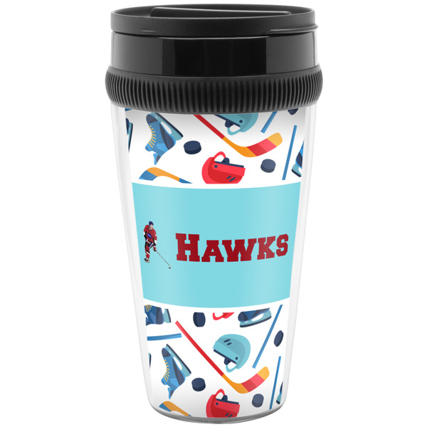 Custom Hockey 2 Acrylic Travel Mug without Handle (Personalized)
