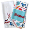 Hockey 2 Waffle Weave Towels - Two Print Styles