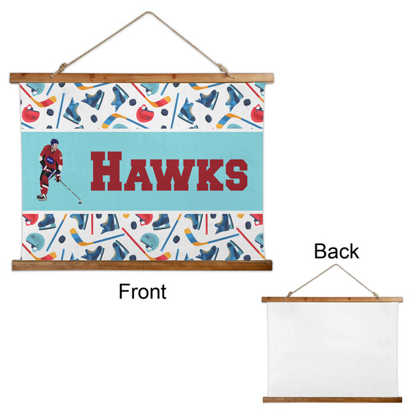 Hockey 2 Wall Hanging Tapestry - Landscape - APPROVAL
