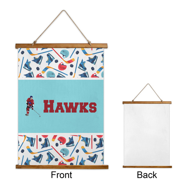 Hockey 2 Wall Hanging Tapestry - Portrait - APPROVAL
