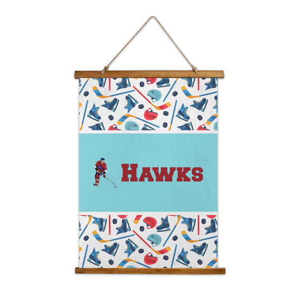 Custom Hockey 2 Wall Hanging Tapestry (Personalized)
