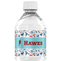 Hockey 2 Water Bottle Labels - Custom Sized (Personalized)