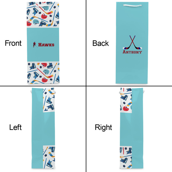Hockey 2 Wine Gift Bag - Gloss - Approval
