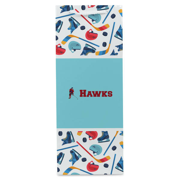 Hockey 2 Wine Gift Bag - Gloss - Front