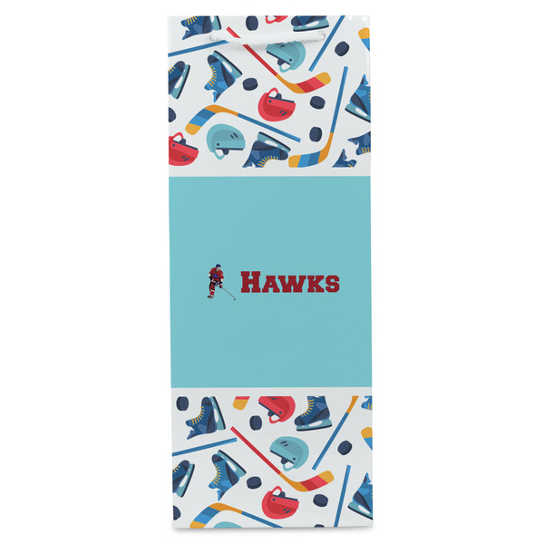 Hockey 2 Wine Gift Bag - Matte - Front