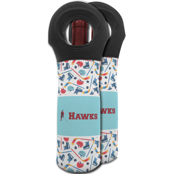 Hockey 2 Wine Tote Bag - MAIN