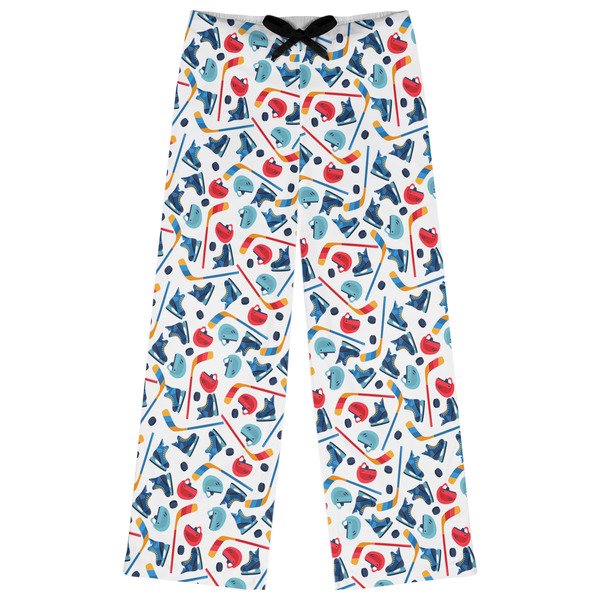 Custom Hockey 2 Womens Pajama Pants - S