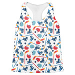 Hockey 2 Womens Racerback Tank Top - X Small