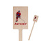 Hockey 2 Rectangle Wooden Stir Sticks (Personalized)