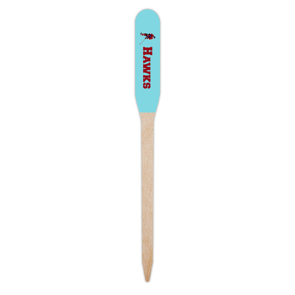 Hockey 2 Wooden Food Pick - Paddle - Single Pick