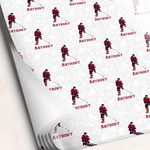 Hockey 2 Wrapping Paper Sheets (Personalized)
