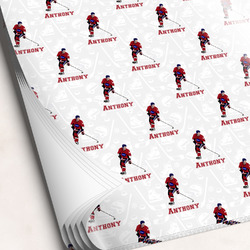 Hockey 2 Wrapping Paper Sheets (Personalized)