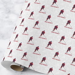 Hockey 2 Wrapping Paper Roll - Large - Matte (Personalized)