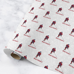 Hockey 2 Wrapping Paper Roll - Medium - Matte (Personalized)