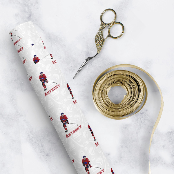 Hockey 2 Wrapping Paper Rolls - Lifestyle 1