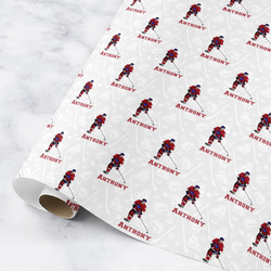 Hockey 2 Wrapping Paper Roll - Small (Personalized)