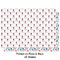 Hockey 2 Wrapping Paper Sheet - Double Sided - Front