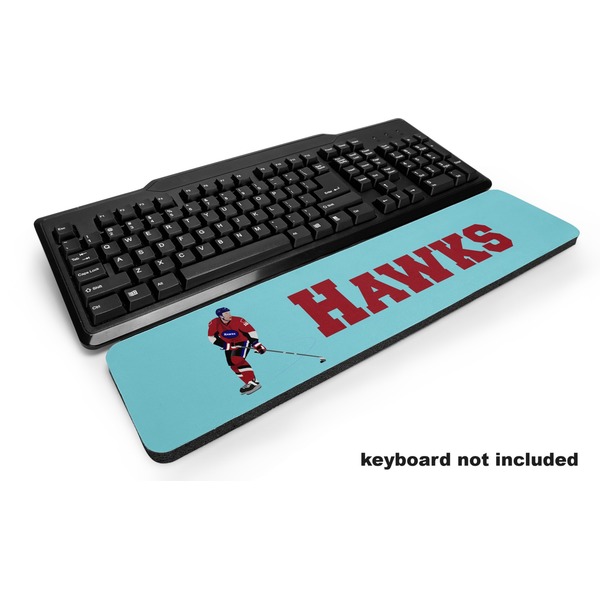 Custom Hockey 2 Keyboard Wrist Rest (Personalized)