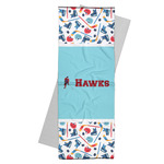 Hockey 2 Yoga Mat Towel (Personalized)