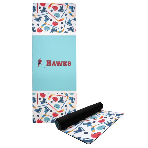 Custom Hockey 2 Yoga Mat (Personalized)