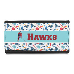 Hockey 2 Leatherette Ladies Wallet (Personalized)