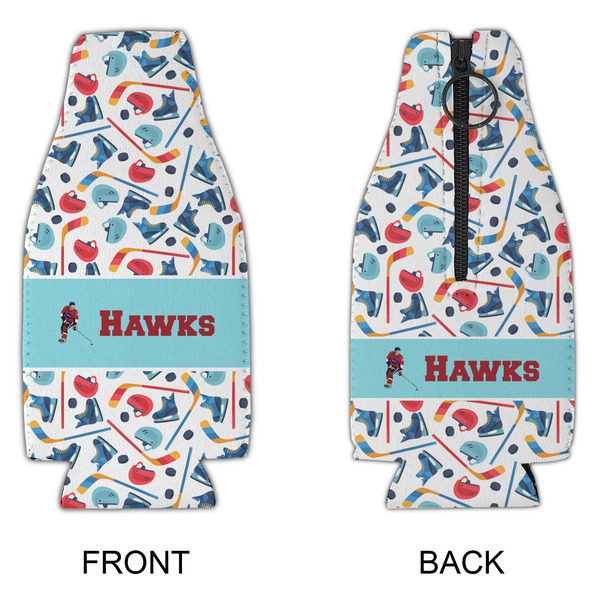 Hockey 2 Zipper Bottle Cooler - APPROVAL
