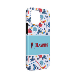Hockey 2 iPhone Case - Rubber Lined - iPhone 13 Mini (Personalized)