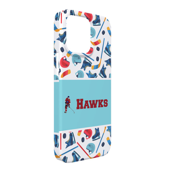 Custom Hockey 2 iPhone Case - Plastic - iPhone 13 Pro Max (Personalized)