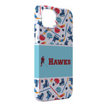 Hockey 2 iPhone Case - Plastic - iPhone 14 Plus (Personalized)