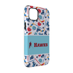 Hockey 2 iPhone Case - Rubber Lined - iPhone 14 Pro (Personalized)