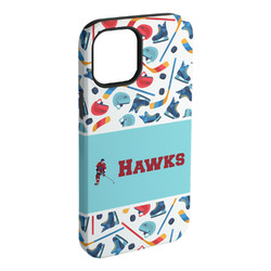Hockey 2 iPhone Case - Rubber Lined - iPhone 15 Pro Max (Personalized)