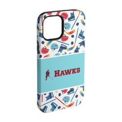 Hockey 2 iPhone Case - Rubber Lined - iPhone 15 (Personalized)