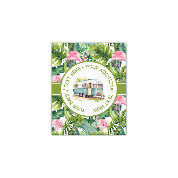 Flamingo & Camping 11x14 - Canvas Print - Front View