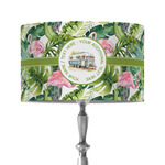 Flamingo & Camping 12" Drum Lamp Shade - Fabric (Personalized)