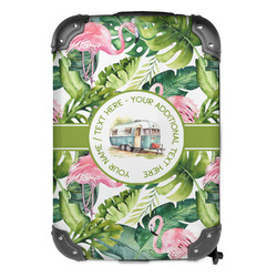 Flamingo & Camping Kids Hard Shell Backpack (Personalized)