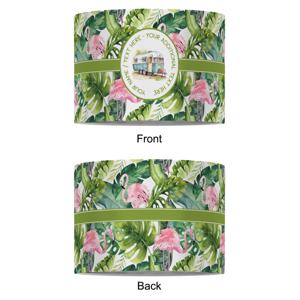 Flamingo & Camping 16" Drum Lampshade - Approval (Fabric)