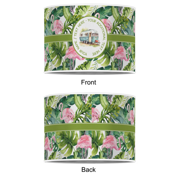 Flamingo & Camping 16" Drum Lampshade - Approval (Poly Film)