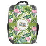 Flamingo & Camping Hard Shell Backpack (Personalized)